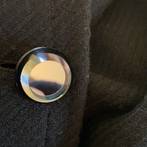 Escada Beautiful Virgin Wool Stretch Black Full Length Coat Made in Italy 🇮🇹 - Picture 14 of 16